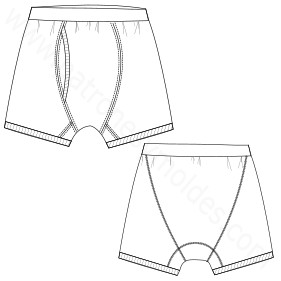 Fashion sewing patterns for MEN Underwear